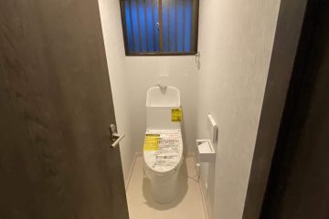 お手入れが簡単♪一体型トイレに